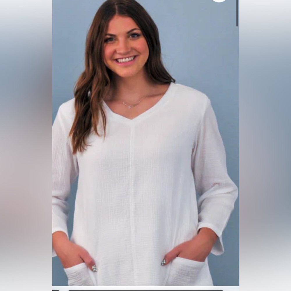 Dressed In White cotton top